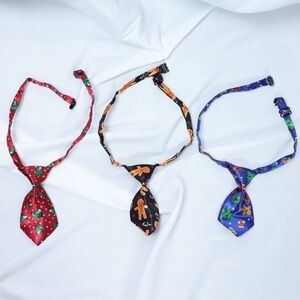 🅽🅴🆆 gingerbread Xmas festive Christmas holiday adjustable dog cat pet ties